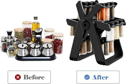 18 Jar Rotating Spice Rack